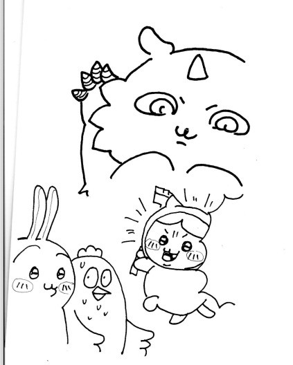 ちいかわ描いてみた!