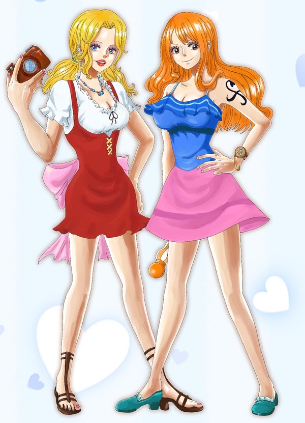 Haley and Nami outfit swap
