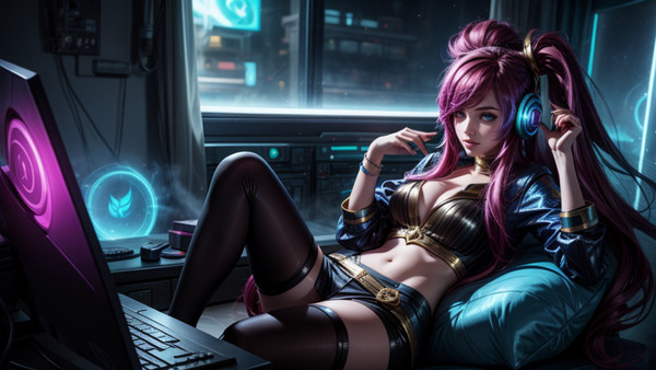 Cyberpunk Sona Variations