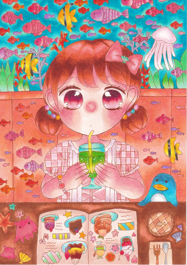 海の中の喫茶店