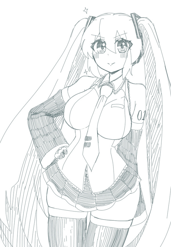 豊満なミクさん