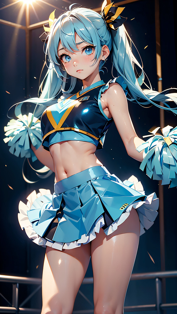 チアガールミクちゃん(⋈◍>◡<◍)。✧♡