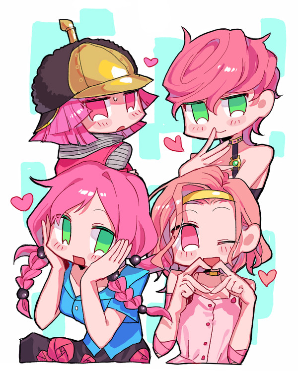 ジョジョの奇妙なピンク女子ズ