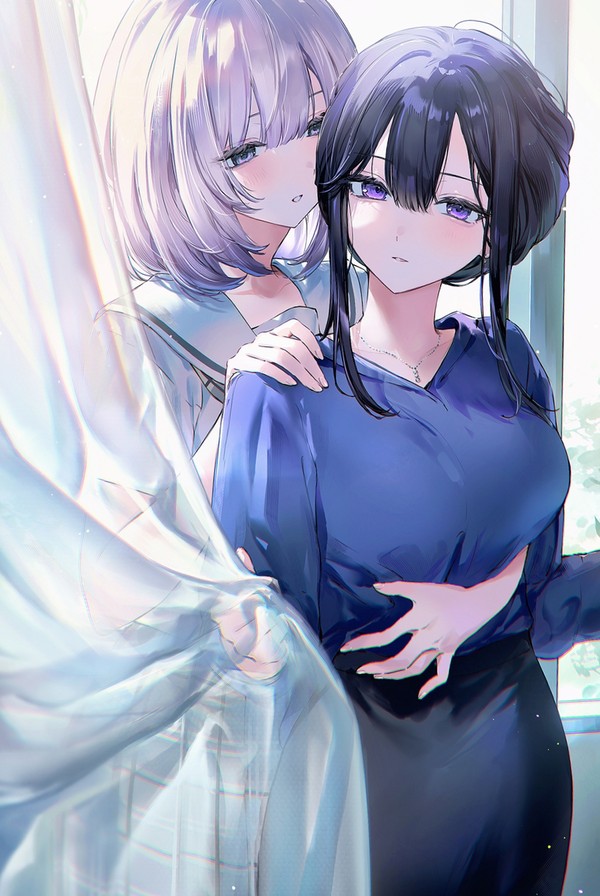 【仕事】人妻教師が教え子の女子高生にドはまりする話 挿絵