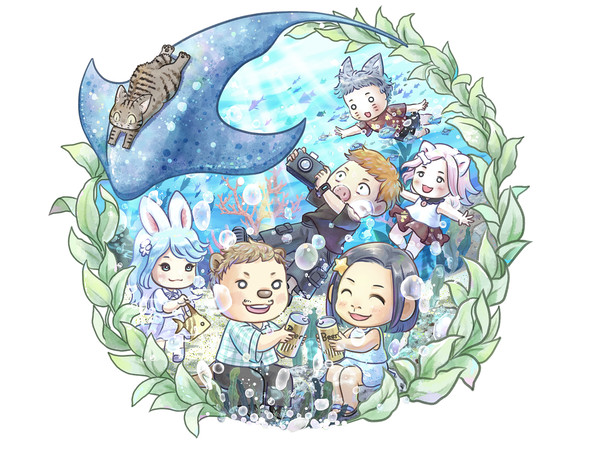 海洋全家福