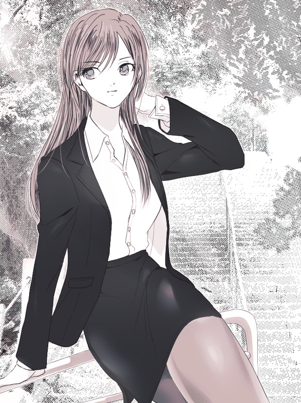 スーツ女子
