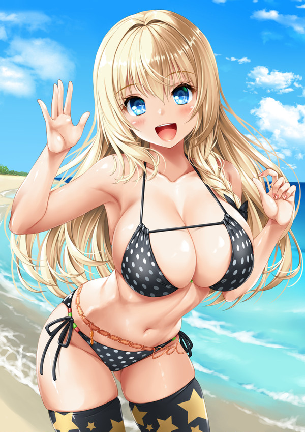 【リクエスト】水着魔理沙さんリメイク