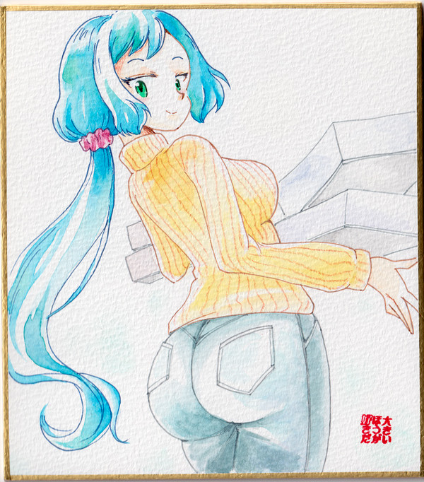 【アナログ色紙】リン子×5(240914更新)