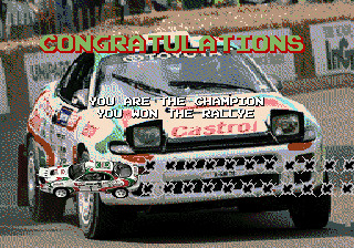 WRC メガドライブ トヨタ ウィンスクリーン