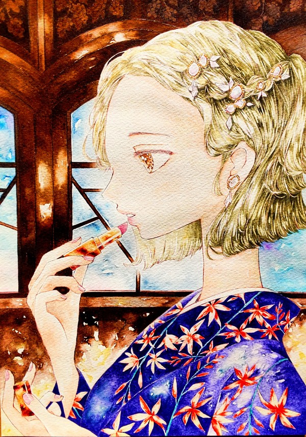 薄暮に染む