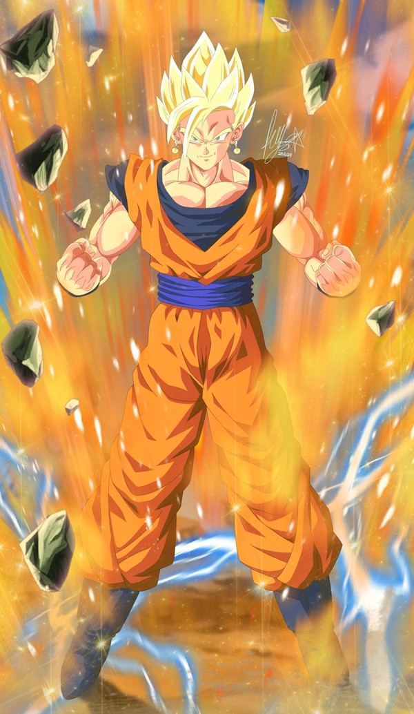 Gokhan (Goku and Gohan Fusion)