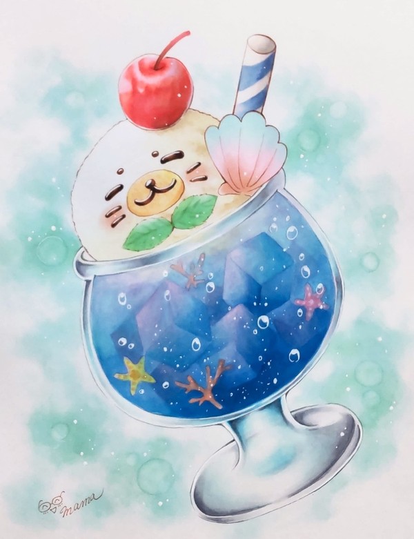 ⭐️Aquamarine dream soda🦭⭐️
