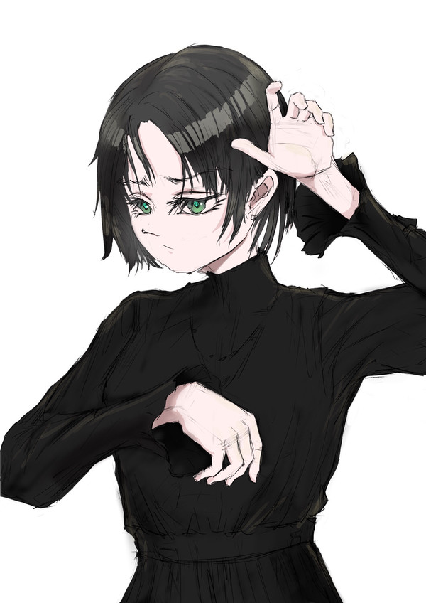黒に咲く