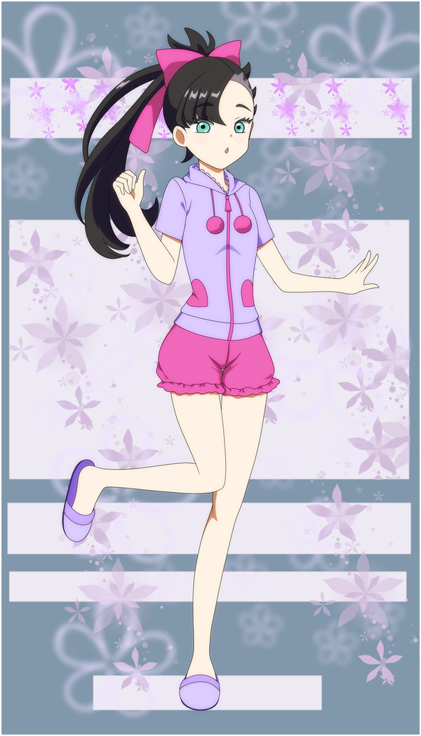 Marnie dressed in Serena pajamas