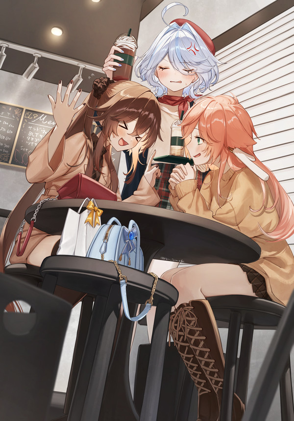 秋とカフェと恋バナ
