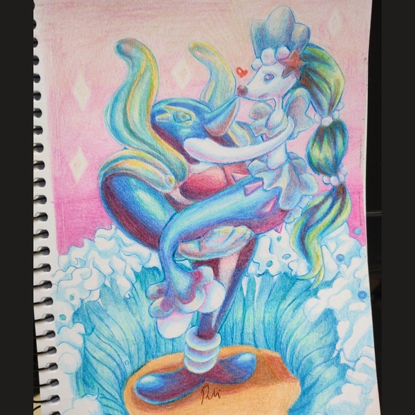 Palafin and Primarina