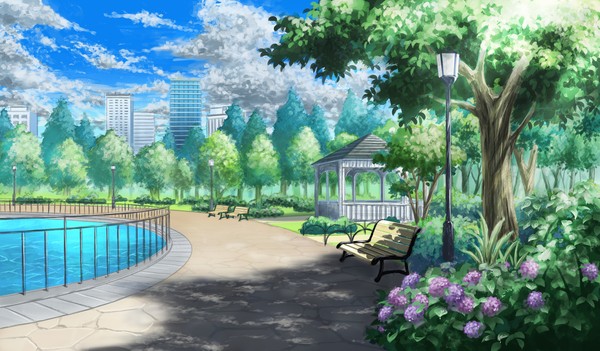 初夏の公園