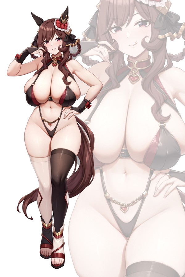 水着姿ドンナ様