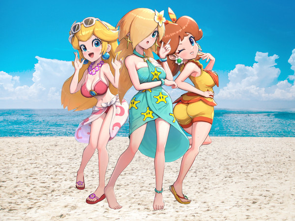 ロゼッタ&ピーチ&デイジー(水着ver)
