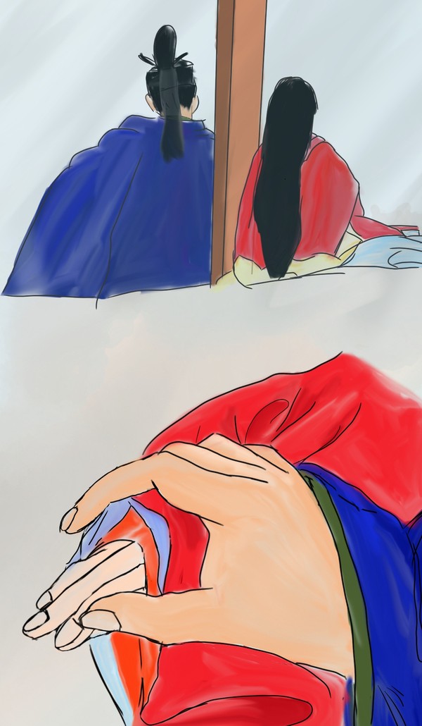 秘密のお月見