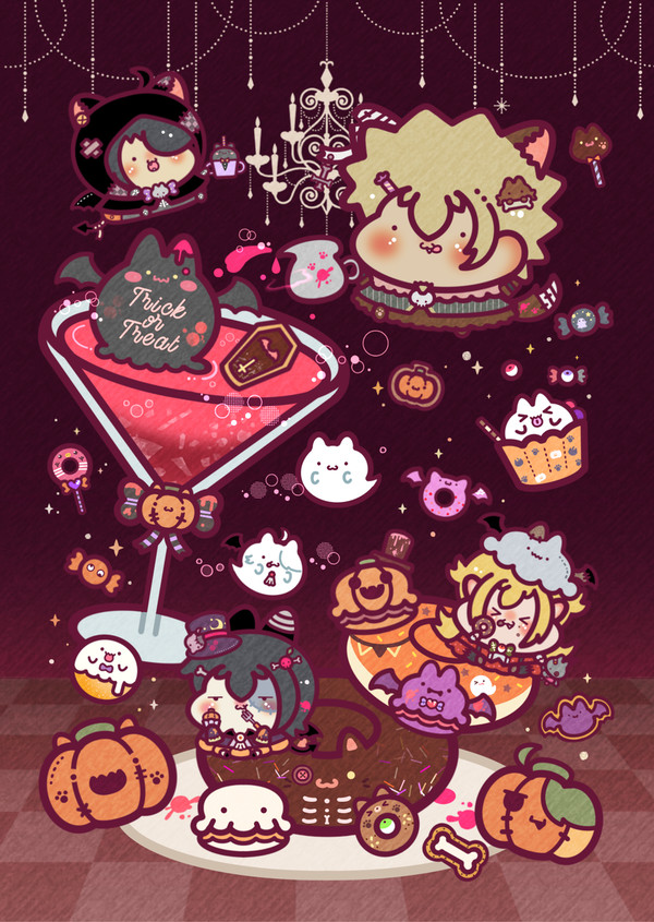 Red Halloween Desert
