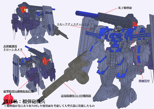 【オリロボ】榴弾砲機兵