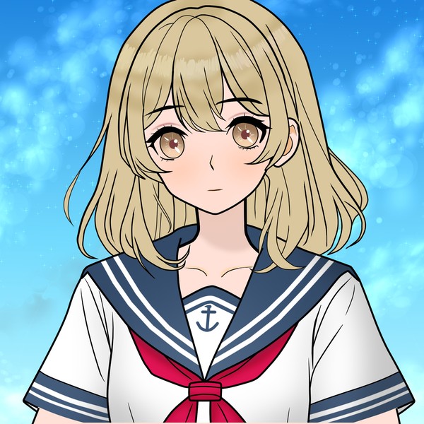 【初投稿】美少女イラスト