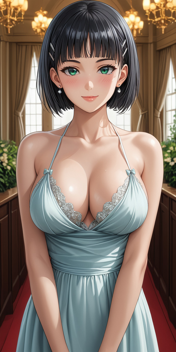 Suguha elegant party dress