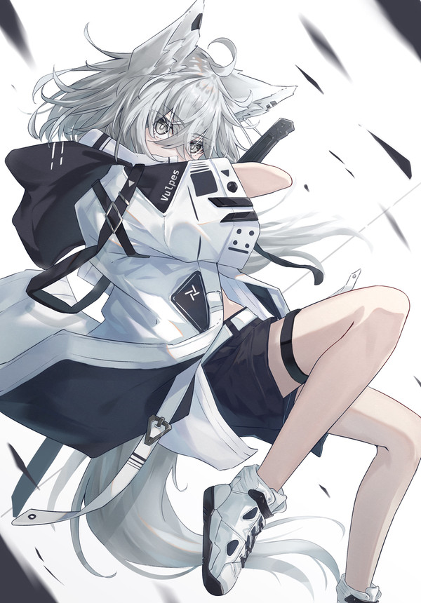 白ケモ