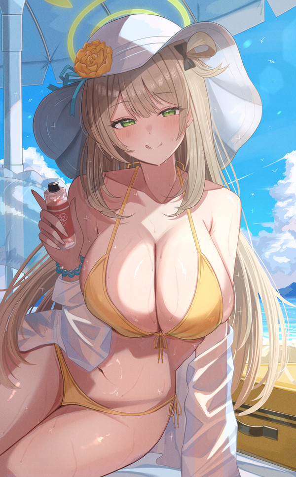 先生、塗っていただけますか?♡