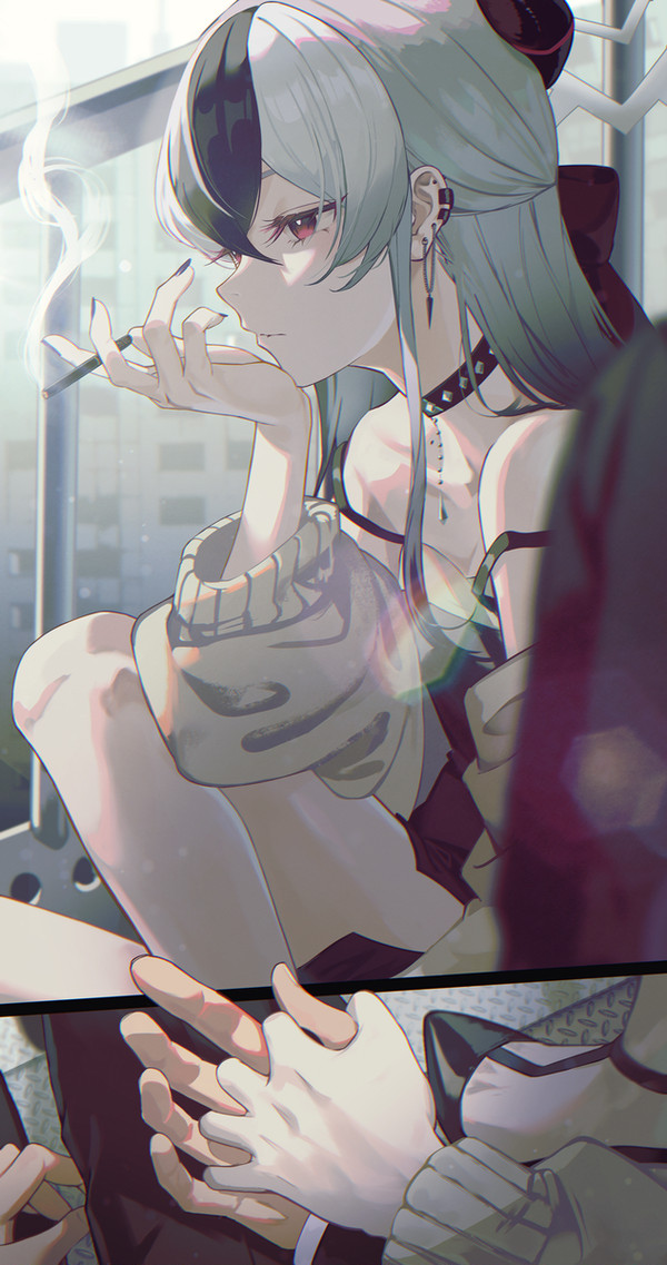 Burning away time with you 🚬
