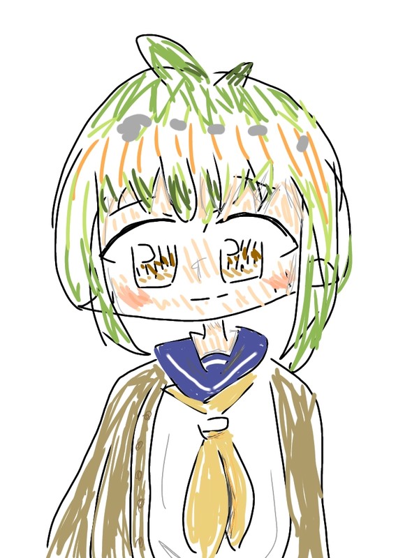 手書き馬車芽ちゃん