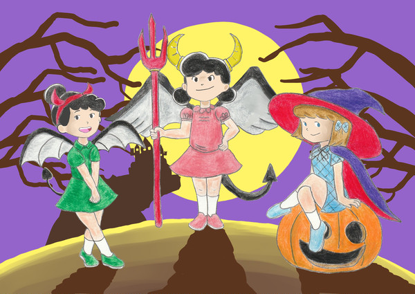 ハロウィン3人娘