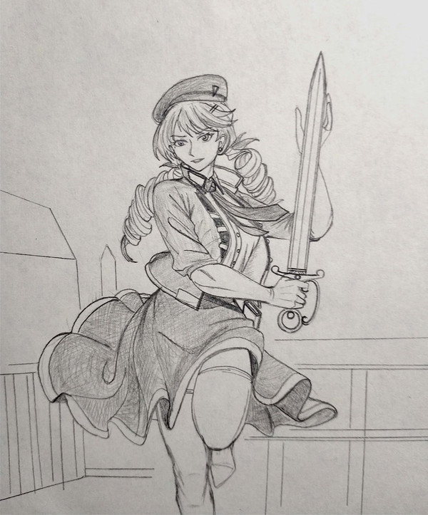 女剑士