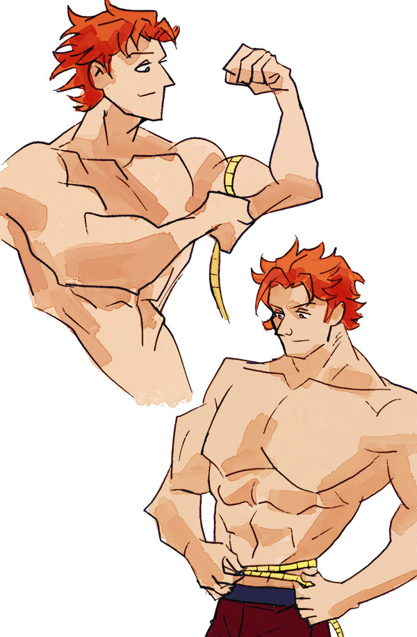 A man with muscles