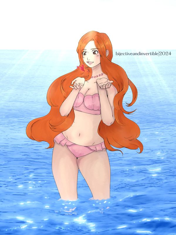 Orihime on the beach...