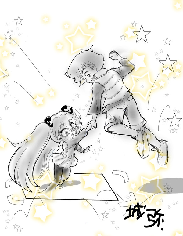 ハヤトとミクちゃん