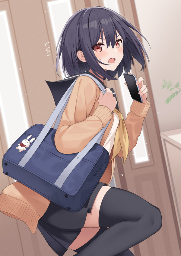 「お…遅れちゃうから!」