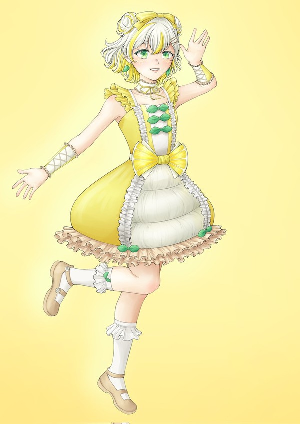 レモンキャップケーキ擬人化