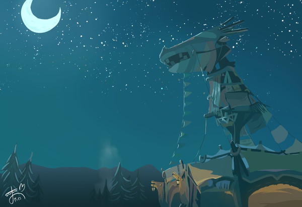 Linktober2024 Day4. Night