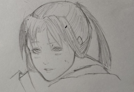 逃げ若落書き