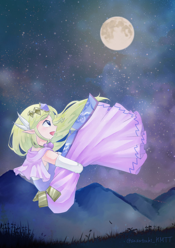 月明かりと姫様