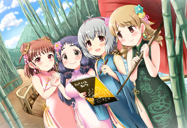 チーパオきたアイドルたち