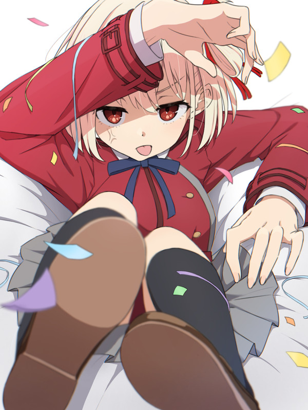 千束　誕生日用イラスト