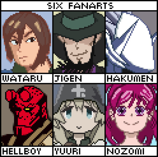 #SixFanarts Portraits
