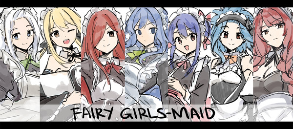Fairy Girls in Maid (Rakugaki)