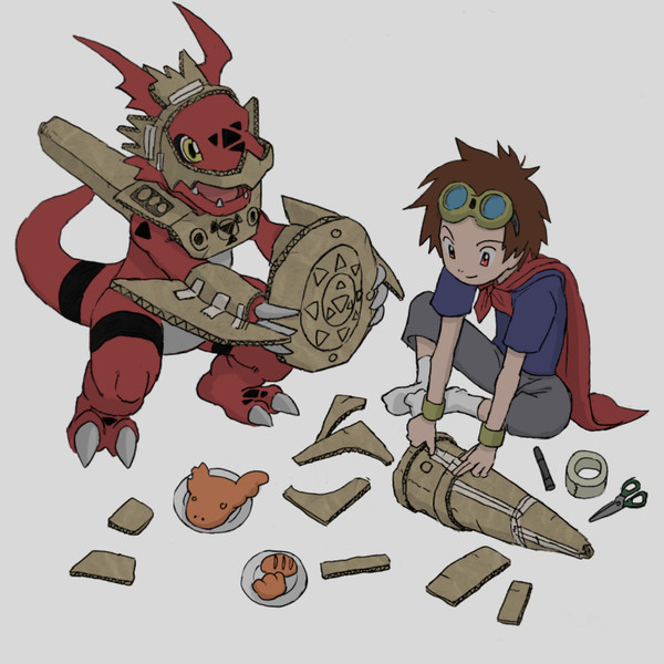 タカトとギルモン
