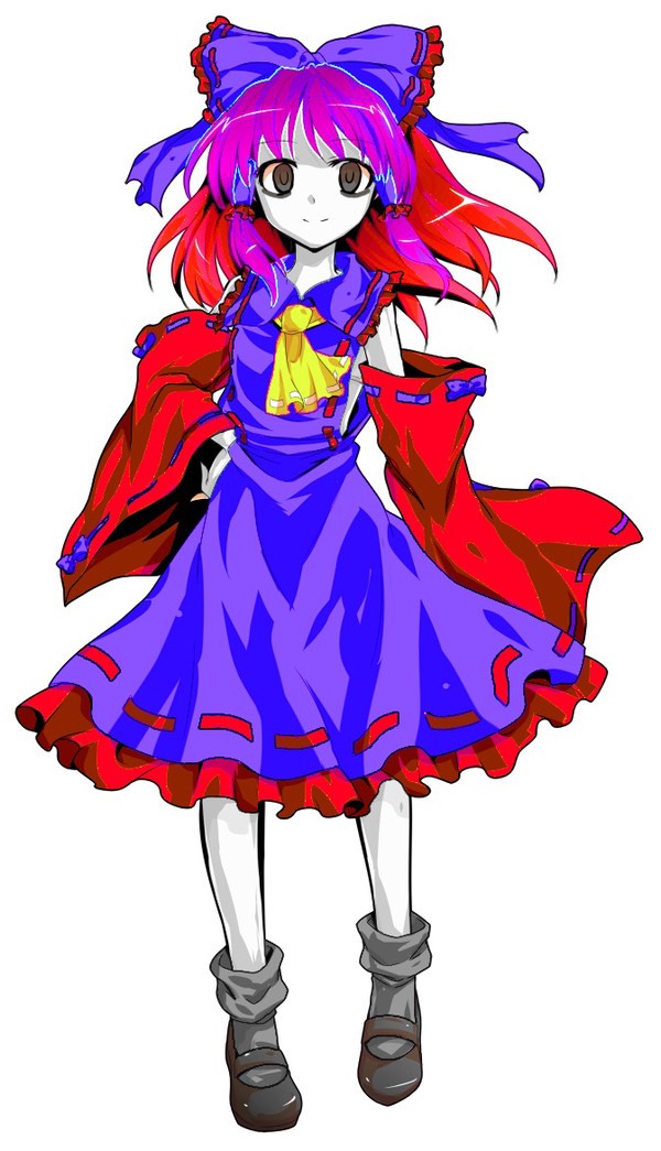 東方立ち絵改変(ゾンビ霊夢)