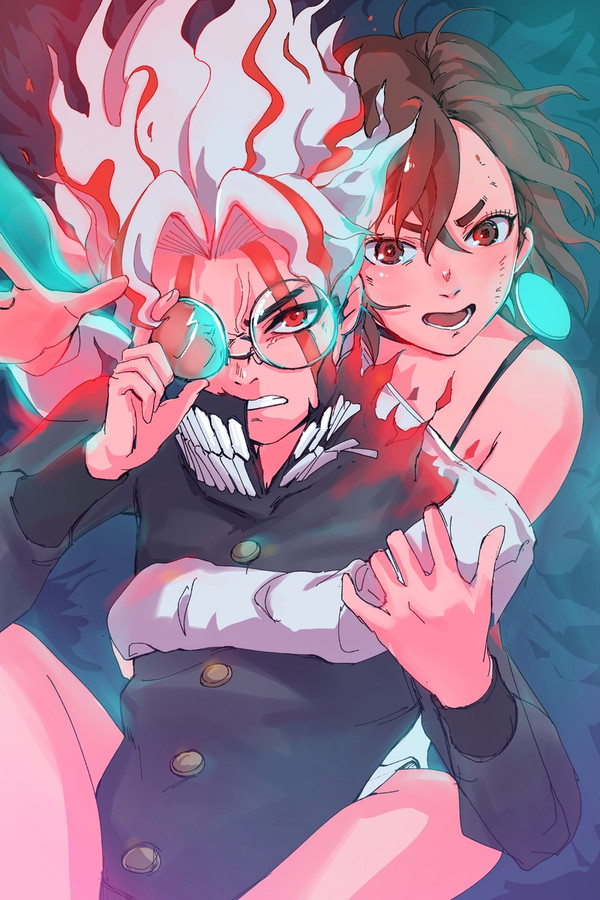 オカルン&モモ