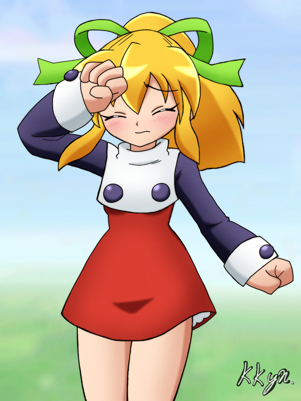 ロールちゃんに風の悪戯